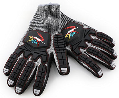 D Vein Lobster Diving Gloves, Cut & Puncture Resistant for Spearfishing - size: X-Large