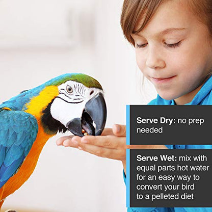 Hari Tropimix Bird Food for Cockatiels and Lovebirds, Hagen Parrot Food with Seeds, Fruit, Vegetables, Vitamins & Amino Acids, 8 Pound (Pack of 1) - size: 8 Pound (Pack of 1)