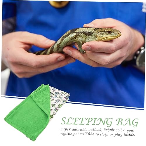 Portable Reptile Sleep Bag Thermal Blanket Pillow Bearded Dragon Mat Reptile Liner Easy Wash m