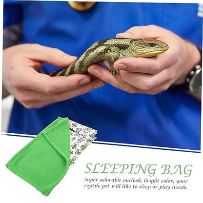 Portable Reptile Sleep Bag Thermal Blanket Pillow Bearded Dragon Mat Reptile Liner Easy Wash m