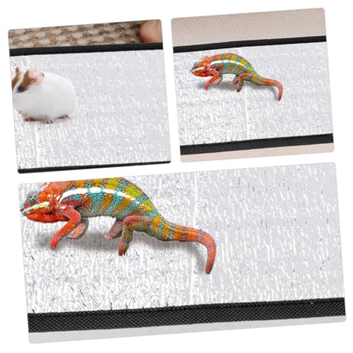 BESPORTBLE Self-Heating Pet Mat with Reflective Film Insulated Heating Pad for Reptiles and Small Animals Efficient Temperature Retention Easy to Clean for Cats and Dogs - size: 30.00X16.00X0.10CM