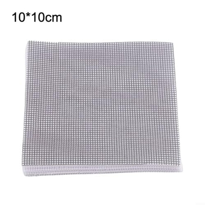 Ardening Gauze Net for Flower Pots, 10x10cm Soil Barrier Mesh Gaskets to Prevent Leakage,Drainage Screens, for Garden Outdoor Potted Plants,White ﻿(10) - size: 10
