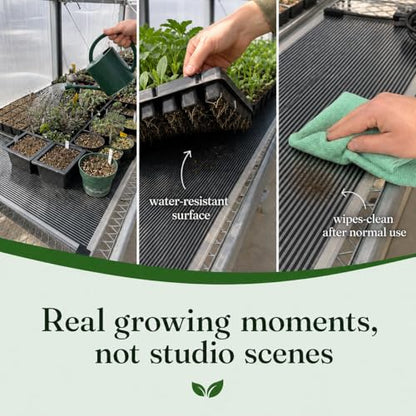 Seedling Heat Mat 11" x 60" - Large Propagation Plant Heating Pad for Multiple Seed Trays, Germination, Rooting Cuttings, Greenhouse and Indoor Gardening, Made in USA - size: 11" x 60"
