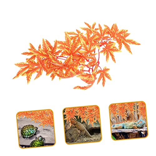 Terrarium Plants Vines for Reptile and Fish Tanks Artificial Hanging Decor Safe for Easy to Clean for Creating Dynamic Environments and Natural Hiding Spots