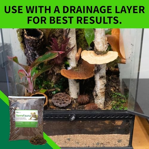 The Bio Dude Terra Fauna Bioactive Reptile Substrate 36 Quart for terrariums and vivariums. Bioactive Habitat Substrate for Crested Geckos, Gargoyle Geckos, Day Geckos, Frogs and Some arachnids