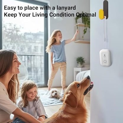 DAYBETTER Smart WiFi Thermometer Hygrometer, 2.4G Indoor Temperature Humidity Sensor with Real-Time Alerts By Daybetter App,Temperature Humidity Monitor for Home Nursery Greenhouse Pet 1pack - size: 1PACK