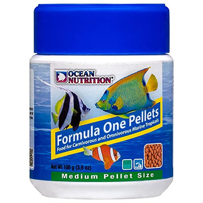 Ocean Nutrition Fish Food - Tropical Fish Food, Soft Moist Sinking Pellets, High Protein(41%) Guppy Fish Food, Fish Food Flakes Alternative, 3.5 oz (100 g), Medium Pellet - size: 3.5 Ounce (Pack of 1), style: Medium Pellet