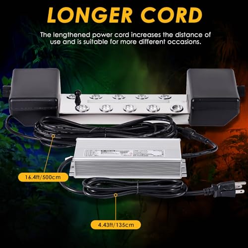 Ultrasonic Fogger 10 Head Ultrasonic Mist Maker Fogger Pond Mister Fogger with Float for Halloween Decorations Aquarium Fish Tank Terrarium Greenhouse Plants Fountain, 19.8 lb/h (9000ml/h)