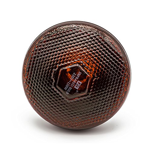 Infrared Heat Lamp Waterproof Anti-Explosion Light Bulb for Piglet Chicken Duck Birds(250w,120v)