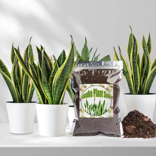 Doter Premium Snake Plant Soil Mix 4qt, Indoor Plants Potting Mix for All Potted Snake Plants, Promote Healthy Growth and Easy Care - size: 4qt