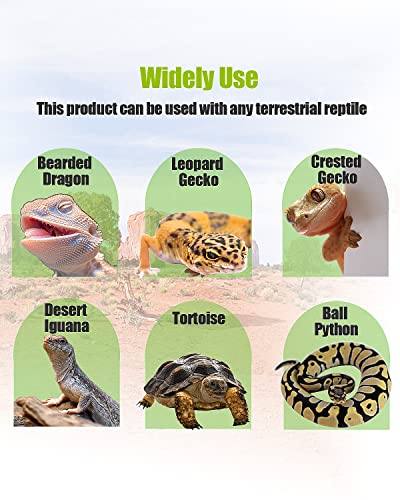 Bearded Dragon Tank Accessories, Reptile Substrate Floor, Leopard Gecko Tank Liner Mat for 40 Gallon, 20 Gallon, 50 Gallon,75 Gallon Lizard Tank, Black - color: Black