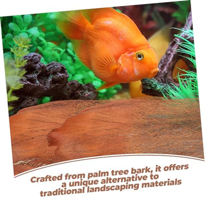 Abaodam 5 Sheets Palm Tree Bark for Fish Breeding and Garden Decor Enhance Your Outdoor Space with Realistic Plant Aesthetics for Flower Pots and Greening Projects