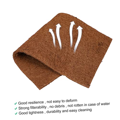 MERRYHAPY Coconut Fiber Reptile Carpet Mat for Tortoises and Bearded Dragons Natural Substrate Bedding for Reptile Terrariums Coconut Coir