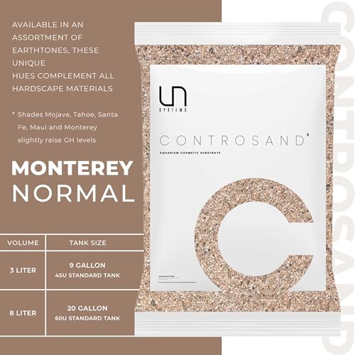 Ultum Nature Systems Controsand Monterey Aquarium Gravel (3L) - Small Pebbles for Fish Tank - Planted Aquarium Rocks - Fish Tank Substrate - Aquarium Pebbles - Versatile Fish Tank Stones - size: 3L