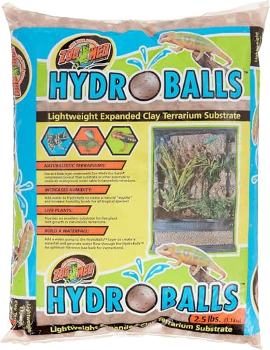 Zoo Med HydroBalls Clay Terrarium Substrate 2.5 lbs - Pack of 3