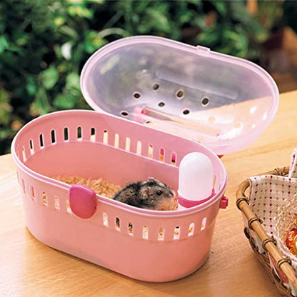 Portable Travel Hamster Cage for Carrier Breathable Outdoor for Hamster Small Animals Vacation Easy to Comfortable