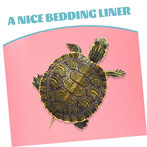 Kisangel Crawling Carpet for Reptile Bedding Terrarium Liner Non-Slip Washable Pet Bedding Gecko Tank Accessories