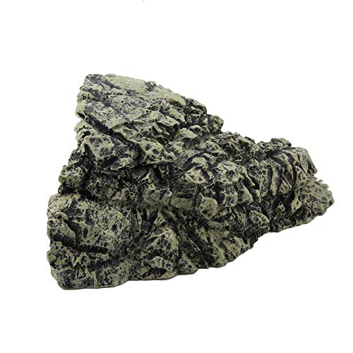 Weiyirot Fish Hiding Cave, Turtle Hiding Resin Cave, Aquarium Turtle Reptile Basking Hide House Habitat Shelter Decoration Ornament for Aquarium, Tank, Pond, etc(DB-025C Large)