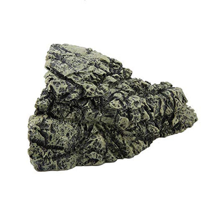 Weiyirot Fish Hiding Cave, Turtle Hiding Resin Cave, Aquarium Turtle Reptile Basking Hide House Habitat Shelter Decoration Ornament for Aquarium, Tank, Pond, etc(DB-025C Large)