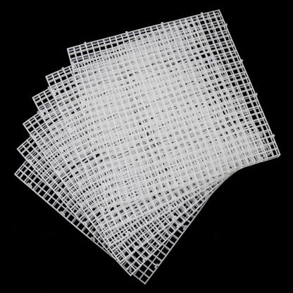 ALEGI Aquarium Fish Tank Divider Plastic Egg Crate Aquarium Filter Bottom Tray Plastic Grid (L 6pcs) - size: L 6pcs