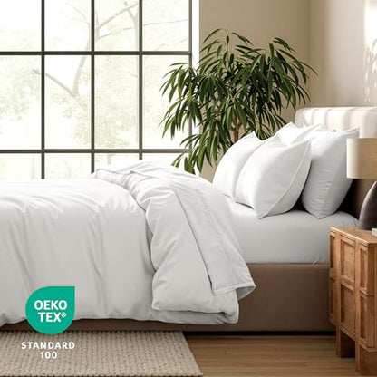 Bare Home Bedding Duvet Cover Extra Long Size - Premium 1800 Super Soft Collection - Lightweight, Cooling Duvet Cover - Soft Breathable Bedding (Twin/Twin XL, Cream) - color: 13 - Cream (No Comforter), size: Twin/Twin XL