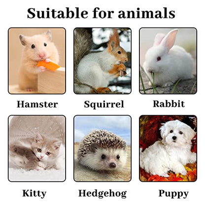 kathson 100 pcs Rabbit Cage Liners Disposable Large Plastic Mat Films for Bunny Guinea Pigs Chinchillas Rats Hamsters Hedgehogs and Other Small Animals 37"×27"