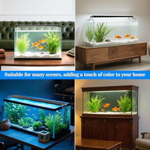 Full Spectrum Aquarium Light：Fish Tank Light with APP & Remote Control for Plants Growth - Fish Lamp for Live Fishes Aquatic Pet Lovers - 24-31 Inch Freshwater Saltwater Aquarium Decor - size: 24-31inch