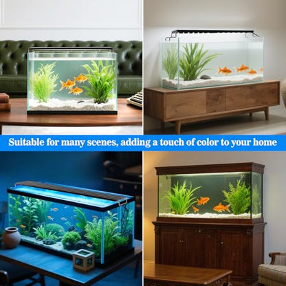 Full Spectrum Aquarium Light：Fish Tank Light with APP & Remote Control for Plants Growth - Fish Lamp for Live Fishes Aquatic Pet Lovers - 24-31 Inch Freshwater Saltwater Aquarium Decor - size: 24-31inch