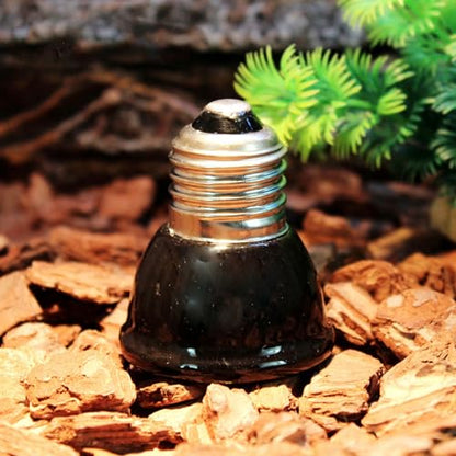 ZJchao 100W Ceramic Heating Lamp, Infrared Heat Bulb Non Luminous Pet Heating Light for Reptiles, with E26 E27 Screw Plug