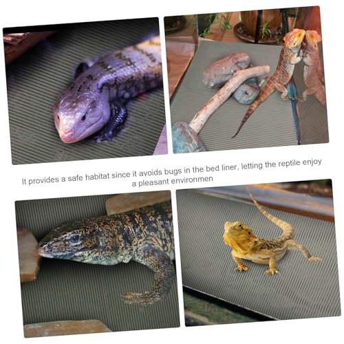 BESPORTBLE Reptile Carpet Reptile Tank Liner Tortoise Bedding Portable Snake Bedding Cage Substrate Liner Pet Accessories Supplies