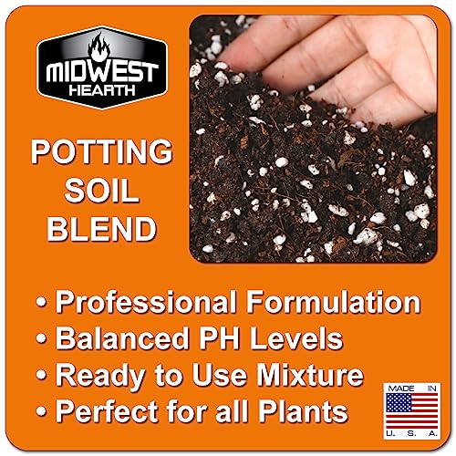 Premium Potting Soil Mix with Peat Moss, Vermiculite, Perlite (Made in USA) (4 Dry Quarts) - size: 4 Dry Quarts