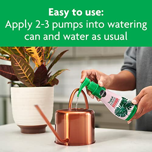 Miracle-Gro Tropical Houseplant Food - Liquid Fertilizer for Tropical Houseplants, 8 fl. oz., 2-Pack - size: 2 Pack, style: Plant Food