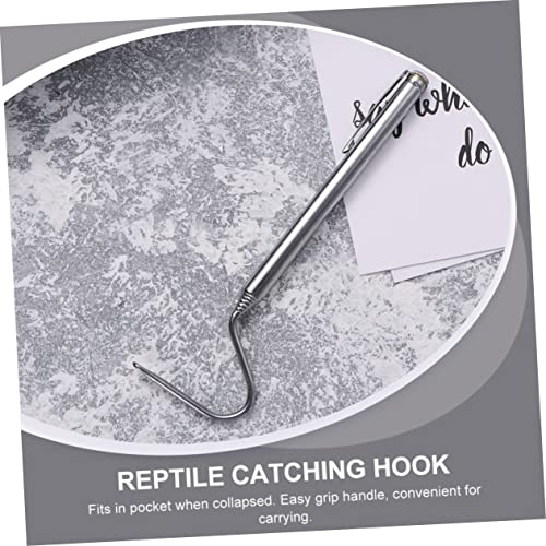 2pcs Catching Tool for Snakes Snake Hook Bending Catching Grabber for Reptiles Long Reach