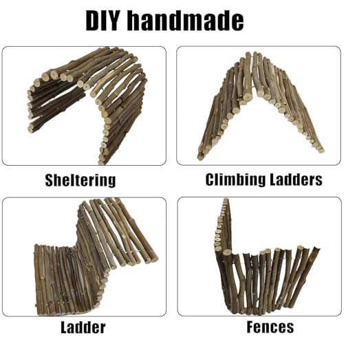 Hamiledyi Reptile Hide Box Gecko Hideout Cave with Sink Humidifier and Extra Large Tortoise Hide 20"x 11.8" Wooden Reptile Hides Large Snake Hide for Ball Python Bearded Dragon Chameleon Lizard