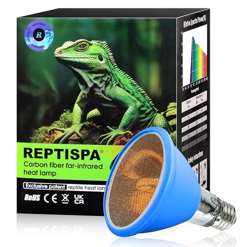 Heat Lamp Bulb, Infrared Heat Bulb, 75 Watts | Non-Luminous, Self-Ballasted, Deep Dome Fixture, 24 Hour Heat Source for Reptiles and Amphibians
