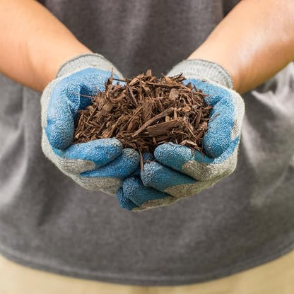 Scotts Nature Scapes Color Enhanced Mulch Deep Forest Brown, Bulk Pallet | Wood Shredded and Bagged, Brown Mulch for Landscaping, 1.5 cu. ft., 80-Bag Pallet