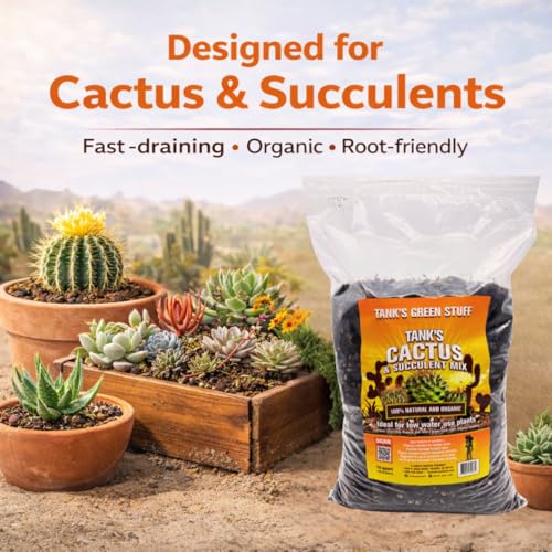 Tanks Cactus and Succulent Mix 8 qt Bag - size: 8 Quart Bag