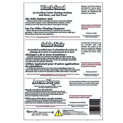 Mosser Lee ML1112 Black Sand Soil Cover, 5 lb. - size: No Size