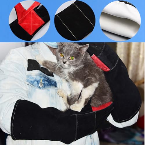 ThreeH Animal Handling Gloves Anti Bite Anti Scratch Multifunctional Protective Gloves for Dog Cat Bird - size: Medium