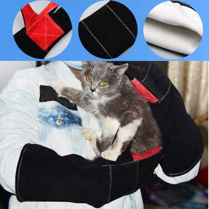 ThreeH Animal Handling Gloves Anti Bite Anti Scratch Multifunctional Protective Gloves for Dog Cat Bird - size: Medium