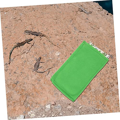 Portable Reptile Sleep Bag Thermal Blanket Pillow Bearded Dragon Mat Reptile Liner Easy Wash m