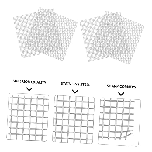 ORFOFE Aquatic Moss Mesh Net Moss Fixed Net Fish Tank Plant Mesh for Aquarium Decor - size: 10x10cm