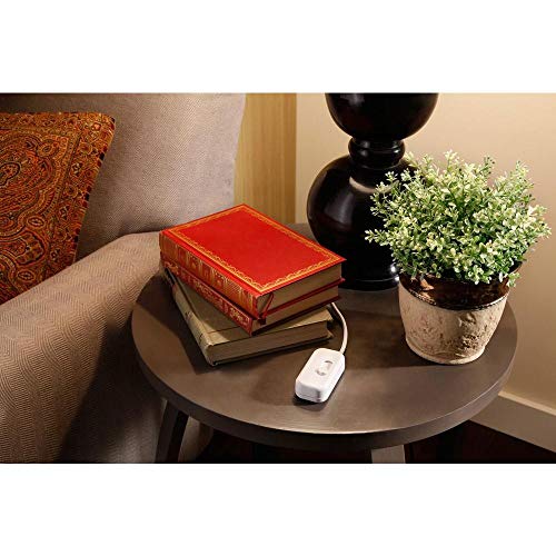 Lutron Credenza LED+ 100-Watt Plug-In Lamp Dimmer Switch, TTCL-100H-WH, White - color: White