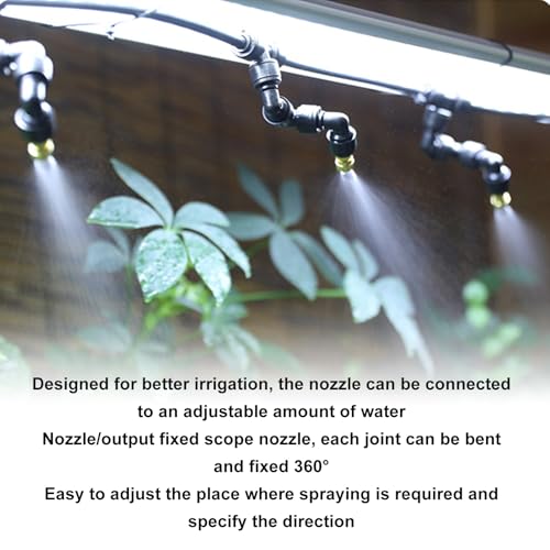 Spray System, Smart Rainforest Box Spray System Reptile Automatic Misting Kit with Timer Terrariums Humidifier with Adjustable Misting Nozzles - size: Medium