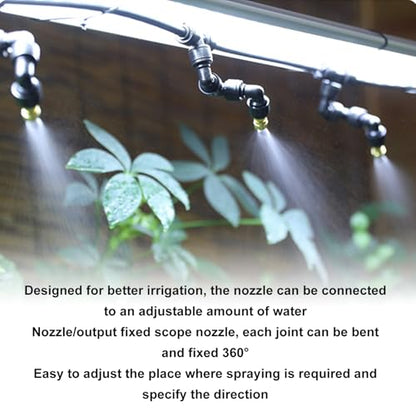 Spray System, Smart Rainforest Box Spray System Reptile Automatic Misting Kit with Timer Terrariums Humidifier with Adjustable Misting Nozzles - size: Small