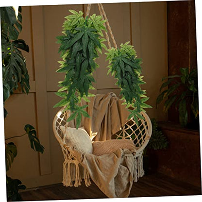 1set Reptile Plants with Suction Cups Artificial Hanging Vines for Terrarium Decor for Tanks and Habitats Adds Natural Touch to Reptile Environments 4pcs