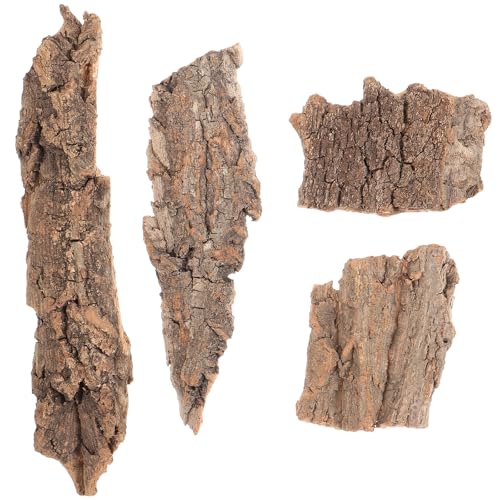 Alipis Cork Bark for Reptiles: Natural Tree Bark Flats - Turtle Basking Platform Terrarium Tree Decor Reptile Hide for Gecko, Snake, and Aquarium Fish Tank Backgroun