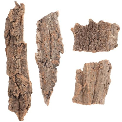 Alipis Cork Bark for Reptiles: Natural Tree Bark Flats - Turtle Basking Platform Terrarium Tree Decor Reptile Hide for Gecko, Snake, and Aquarium Fish Tank Backgroun