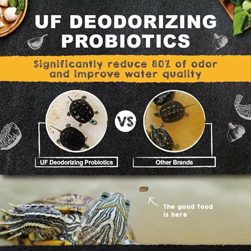 Ultra Fresh Floating Juvenile Turtle Food, All Natural Ingredients, Wild Sword Prawn, w/Deodorizing Probiotics, Juvenile Turtle Deodorizing Nutri Stick 15 oz - size: 15 Ounce (Pack of 1)