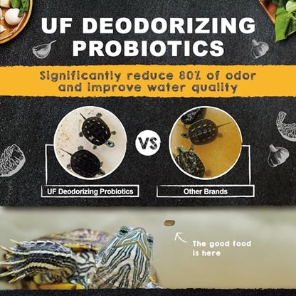 Ultra Fresh Floating Juvenile Turtle Food, All Natural Ingredients, Wild Sword Prawn, w/Deodorizing Probiotics, Juvenile Turtle Deodorizing Nutri Stick 15 oz - size: 15 Ounce (Pack of 1)